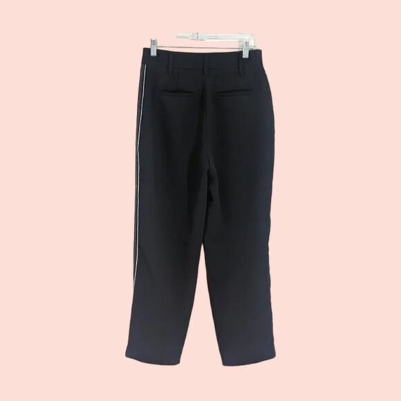 Aritzia Wilfred Pants Darontal Stripe Blue Dress Womens 8 - Picture 3 of 7